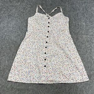 Banana Republic Dress Womens XL Button Front Tank Strappy Summer Casual Sundress